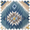 Navajo, Indigo - Roman Blind